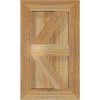 Ekena Millwork Framed Board-n-Batten Shutters w/Z-Bar, Rough Sawn Western Red Cedar, 10 3/4"W x 18"H RBF06Z11X018RWR